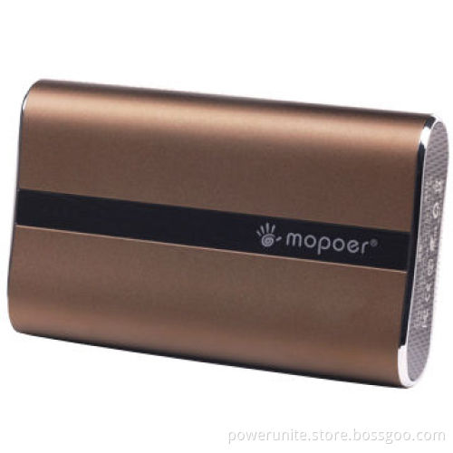 Huge capacity luxury gold power bank, 16,000mAh for iPad/laptop with high quality